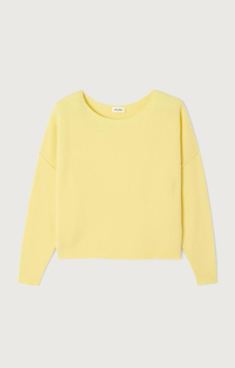 American Vintage Trui Damsville Geel  1