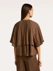 Beaumont Collectie Blouse Gabriella Bruin 3