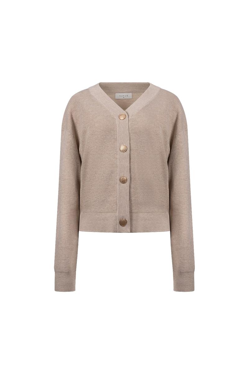 NUKUS Vest NKF05039 Beige 1