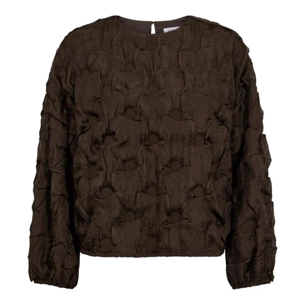 Co'Couture Blouse Feron Bruin 1