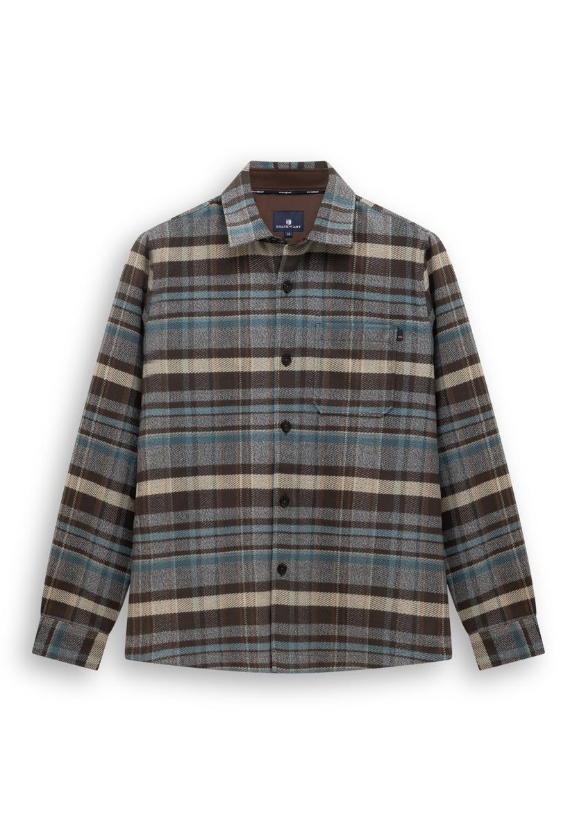 State of Art Overhemd 225-26270 Bruin 1