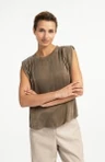 YAYA T-Shirt 01-701408-608 Bruin 1