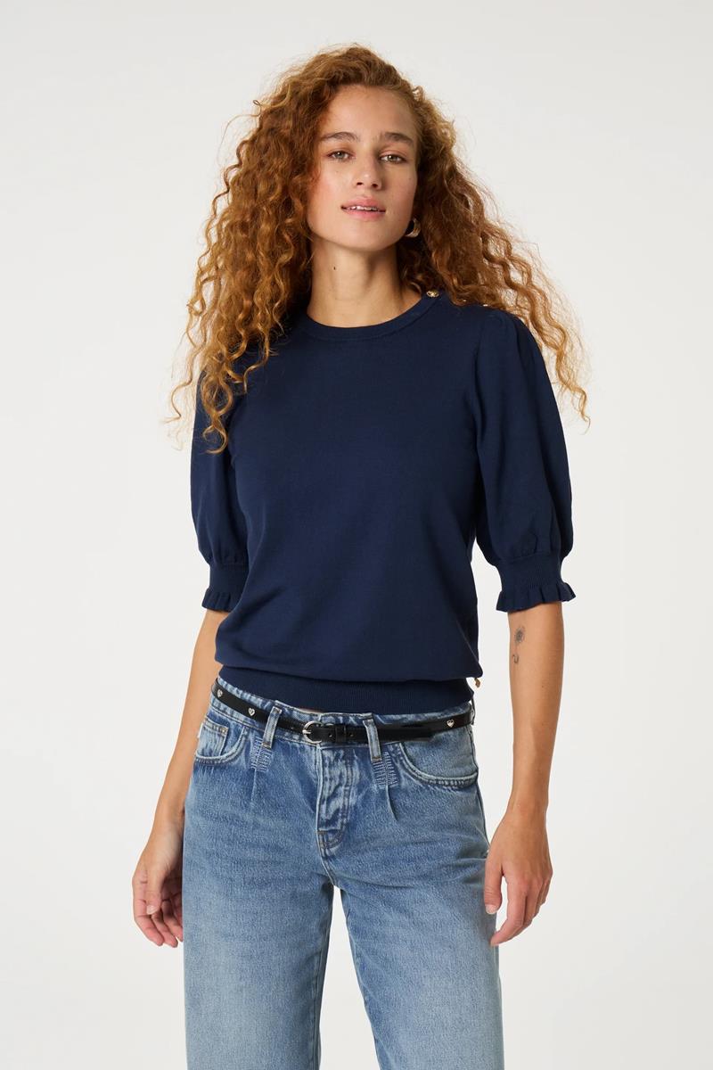 Fabienne Chapot Trui Molly Short Blauw 1