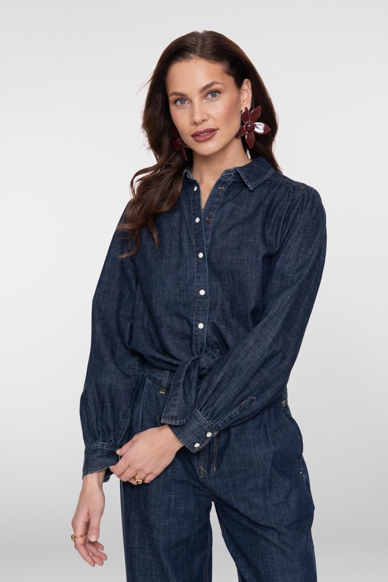Geisha Blouse 63002-10 Blauw 1
