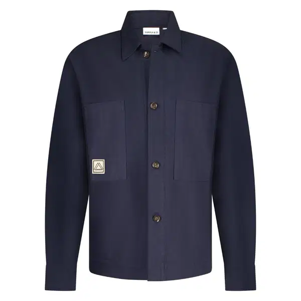 Supply & Co Overshirt Vale Blauw 1