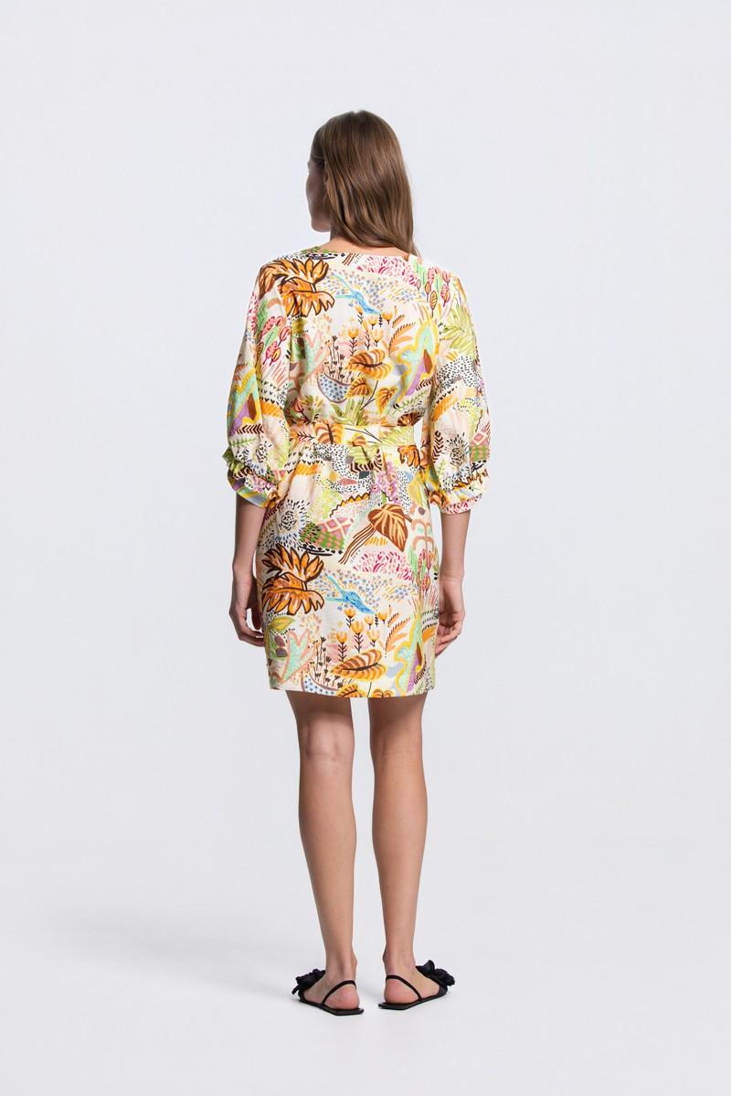 Jansen Amsterdam Jurk Vandy Groen 3