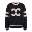 Co'Couture Trui Row Coco Blauw 2