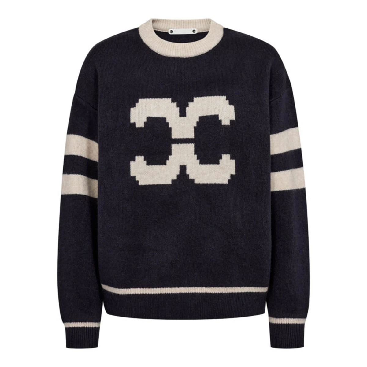 Co'Couture Trui Row Coco Blauw 2