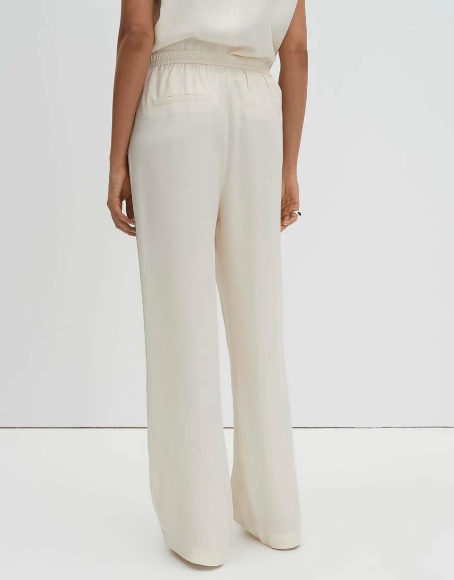 SOMEDAY Pantalon Cevil Flow Off-White 3