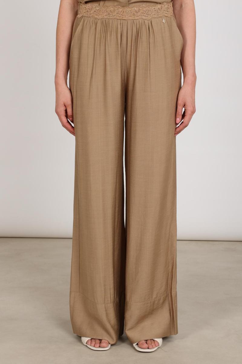 NUKUS Pantalon Merel Bruin 1