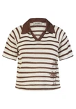 LeComte T-Shirt 56-624308 Bruin 1