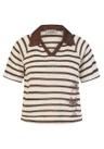 LeComte T-Shirt 56-624308 Bruin 1