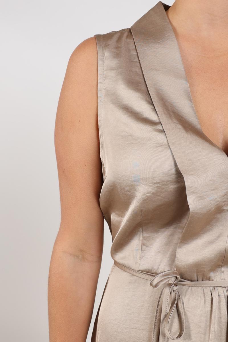 NUKUS Jurk Violet Taupe 6