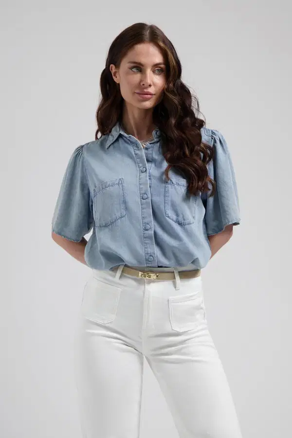 Florèz Blouse Dané Blauw 1