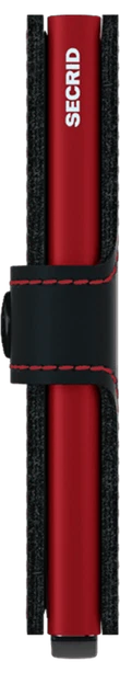 Secrid Miniwallet Matte Black Red Zwart 5