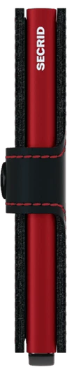 Secrid Miniwallet Matte Black Red Zwart 5