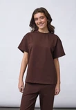 Sisters Point T-Shirt Veda-Ss Bruin 1