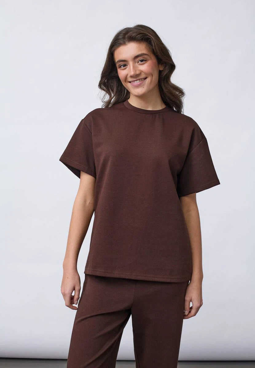 Sisters Point T-Shirt Veda-Ss Bruin 1
