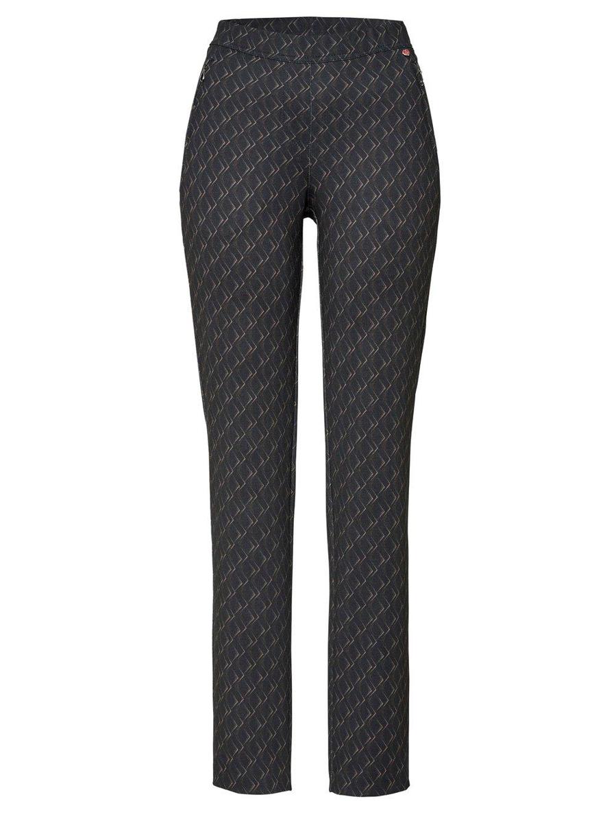 TONI Pantalon Alice Zip Zwart 2