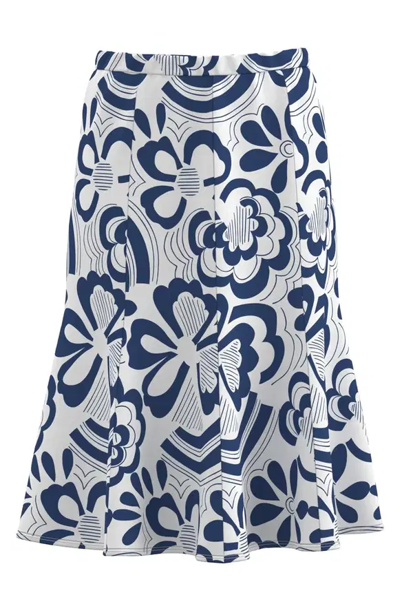 Frank Walder Rok S63603203 Blauw 1