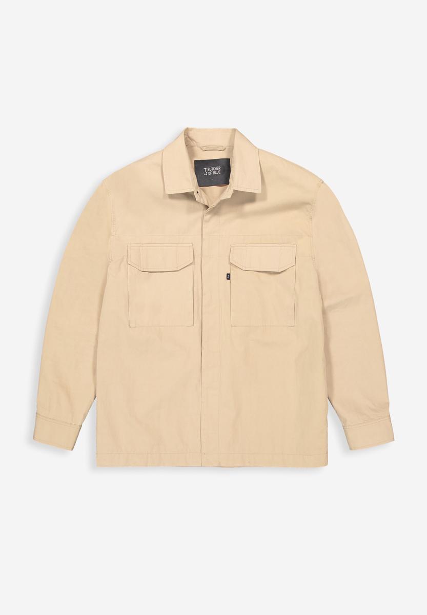 Butcher of Blue Overshirt Dan Beige 2