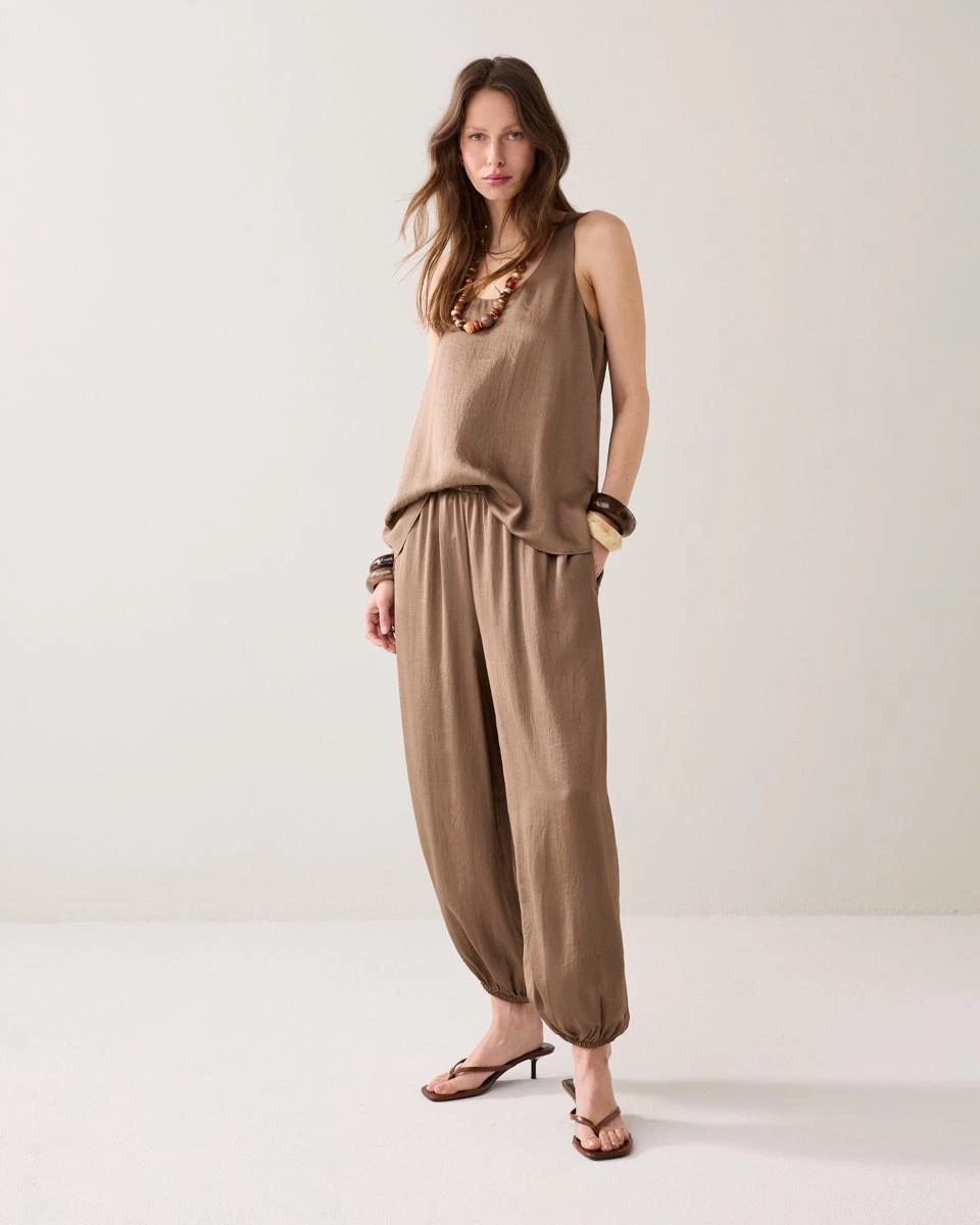 Summum Pantalon 4s2997-11817 Taupe 1