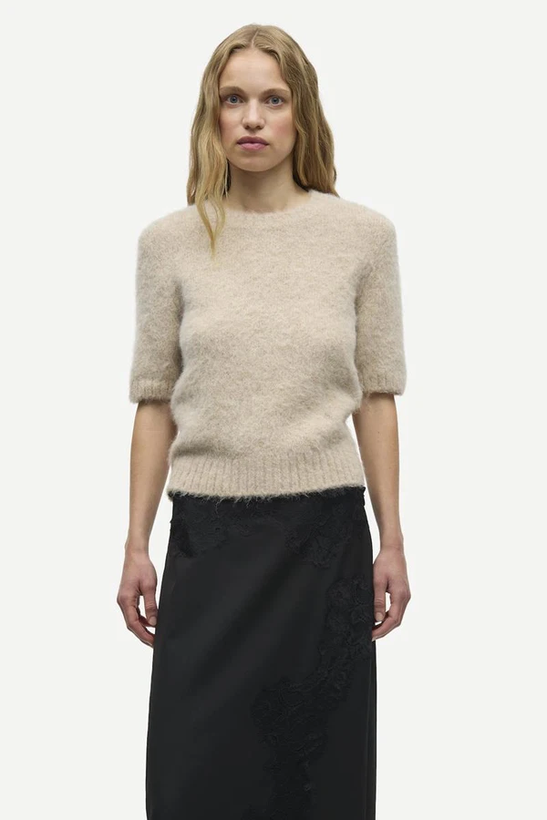 Samsøe Samsøe Trui Sajeanne Beige 1
