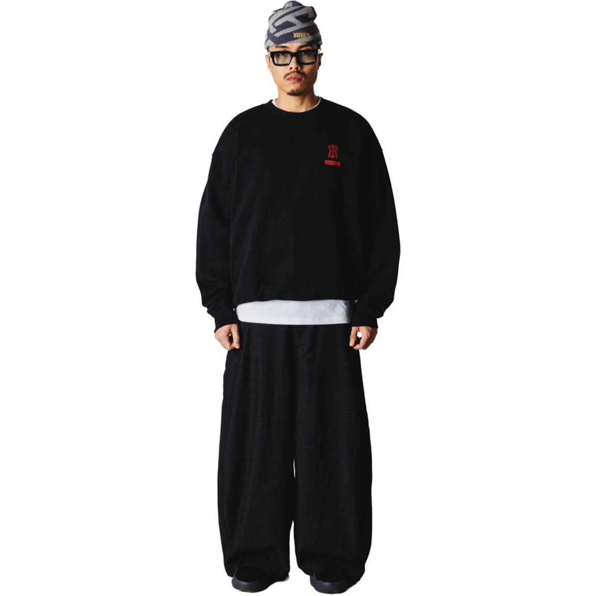 WOODBIRD Sweater Duke Zwart 2