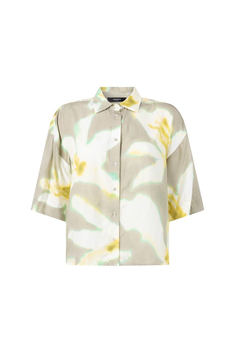 Jansen Amsterdam Blouse Thirza Groen 2