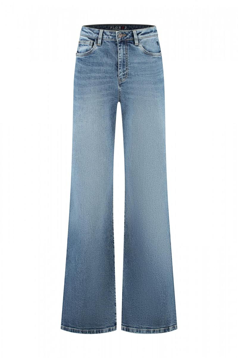 Florèz Jeans Ana Flared Blauw 2