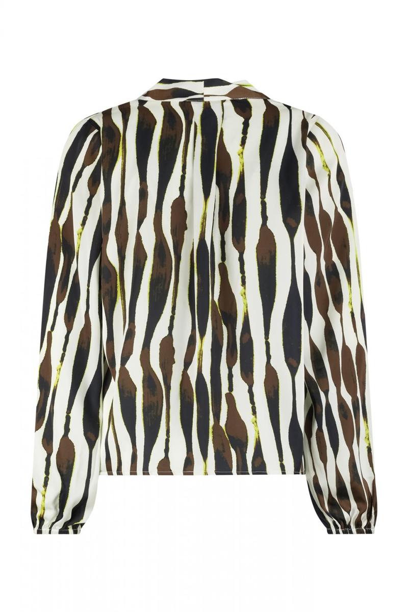 Label DOT Blouse 2521044 Bruin 3