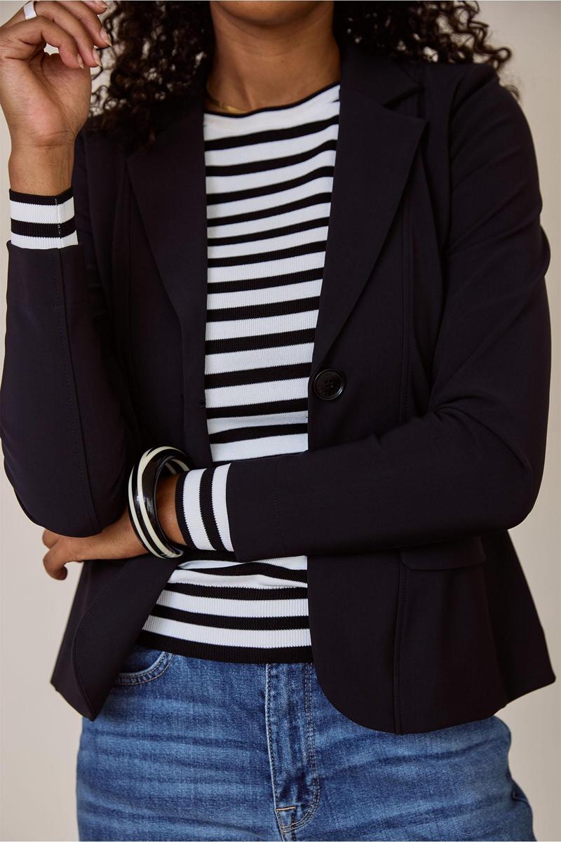 Studio Anneloes Blazer Bright Bonded Zwart 5