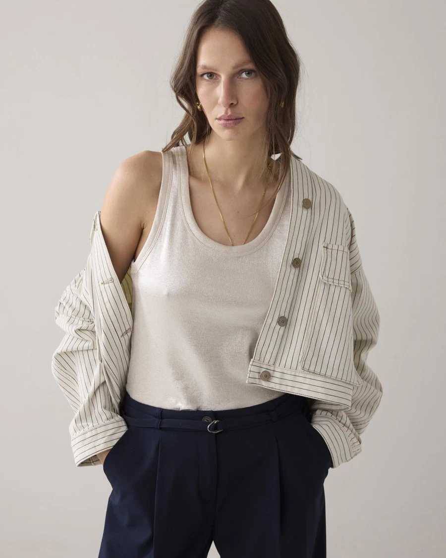 Summum Summum Top Lisbon-5138 Off-White 2