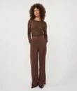 EsQualo Pantalon W26.10724 Bruin 5
