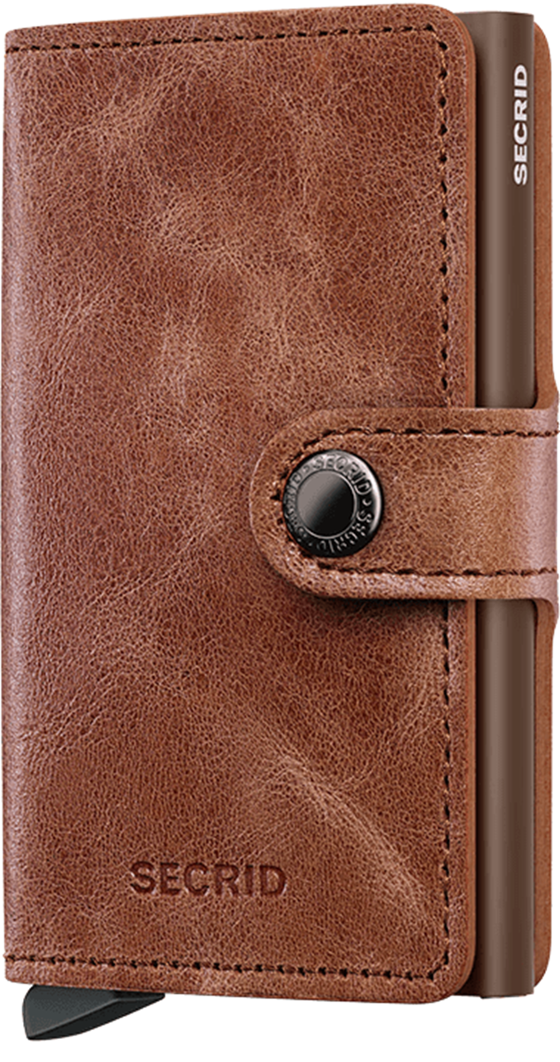 Secrid Miniwallet Vintage Cognac Brown Bruin 1