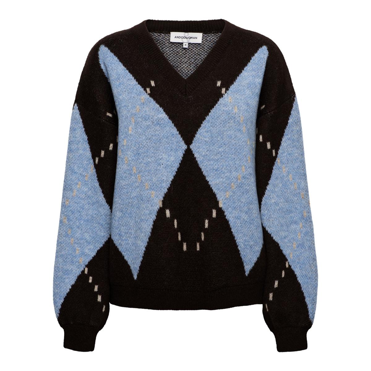&Co Woman Trui Berber Bruin 2