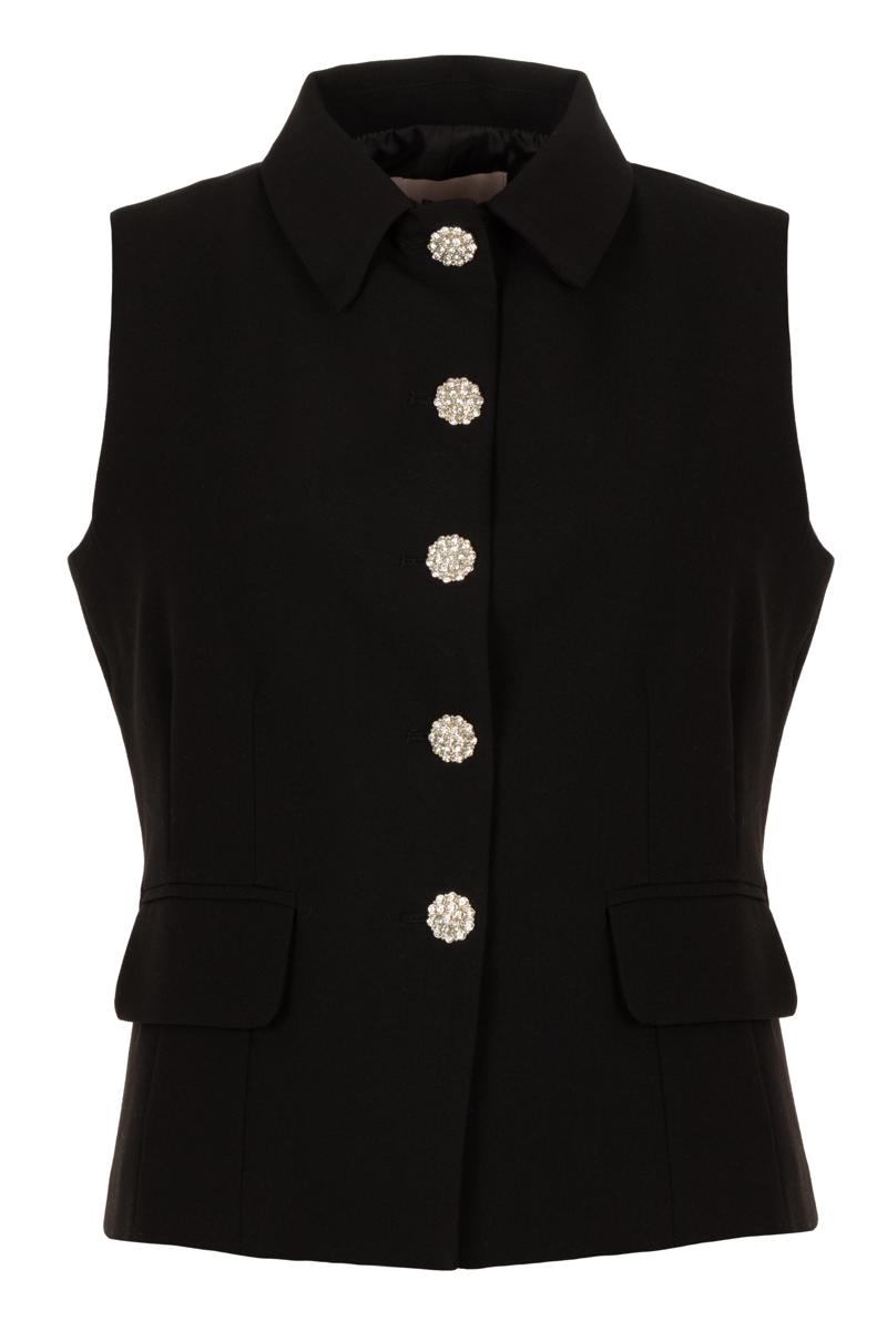 Freebird Gilet Gijsje Wv-Heavy-P Zwart 1