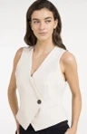 YAYA Gilet 01-521007-605 Off-White 5