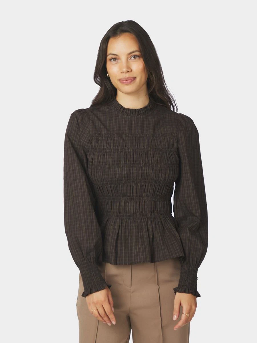 Neo Noir Blouse Possa Bruin 1