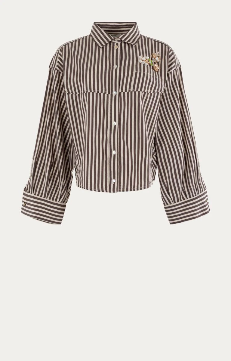 Anna Blouse 28A05-03794 Bruin 2