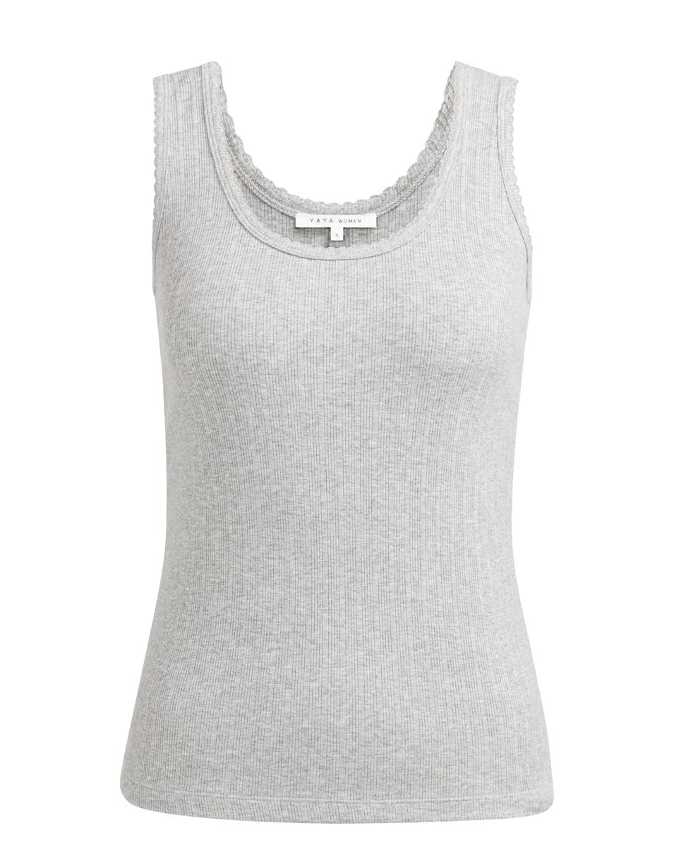 YAYA Top 01-729049-602 Grijs 2