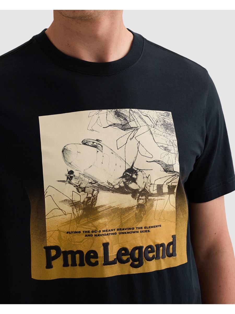 PME Legend T-Shirt PTSS2608571 Blauw 3