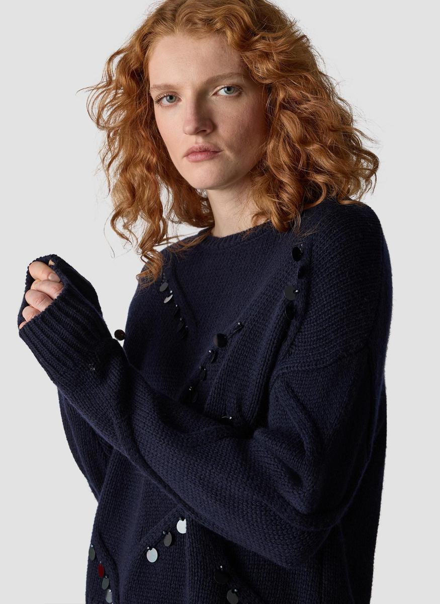 LeComte Trui 55-631609 Blauw 5