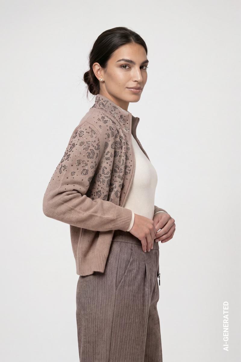 Monari Vest 810328 Beige 2
