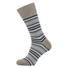 Carlo Lanza Sokken 103 Strisce d'Art Taupe 2