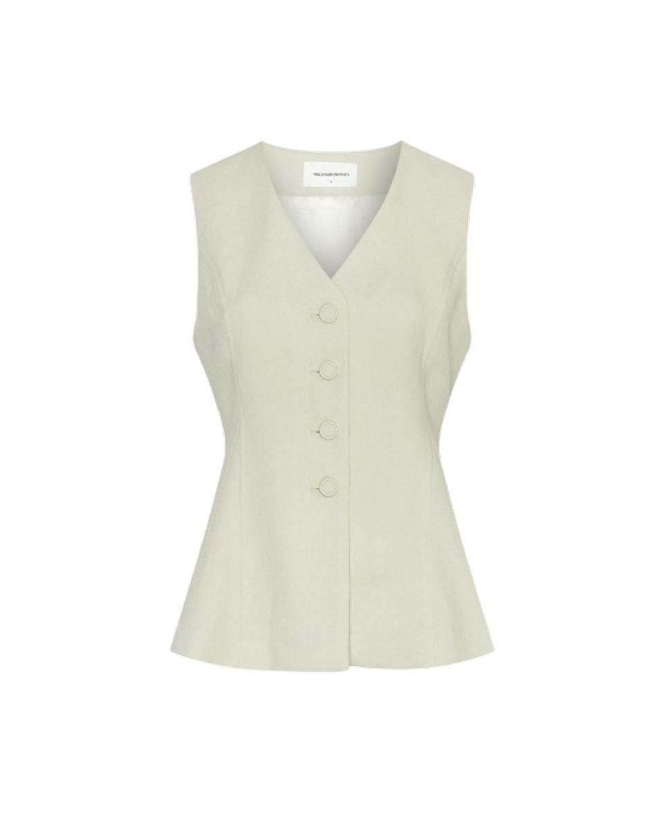 Msch Copenhagen  Gilet 19928 Beige 1