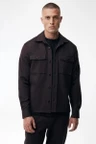 GENTI Overshirt S5188-1971 Paars 1