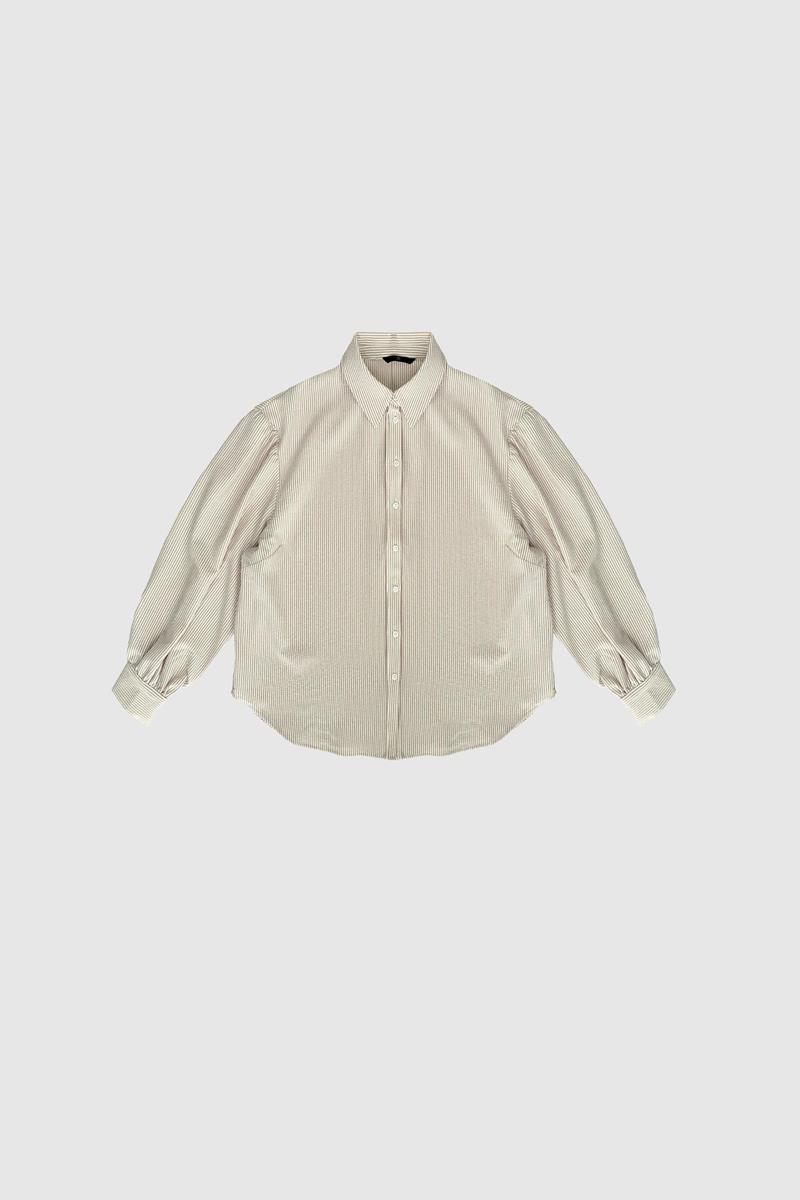 WithBlack Blouse Christina Beige 1