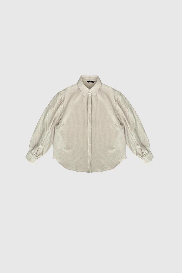 WithBlack Blouse Christina Beige 1