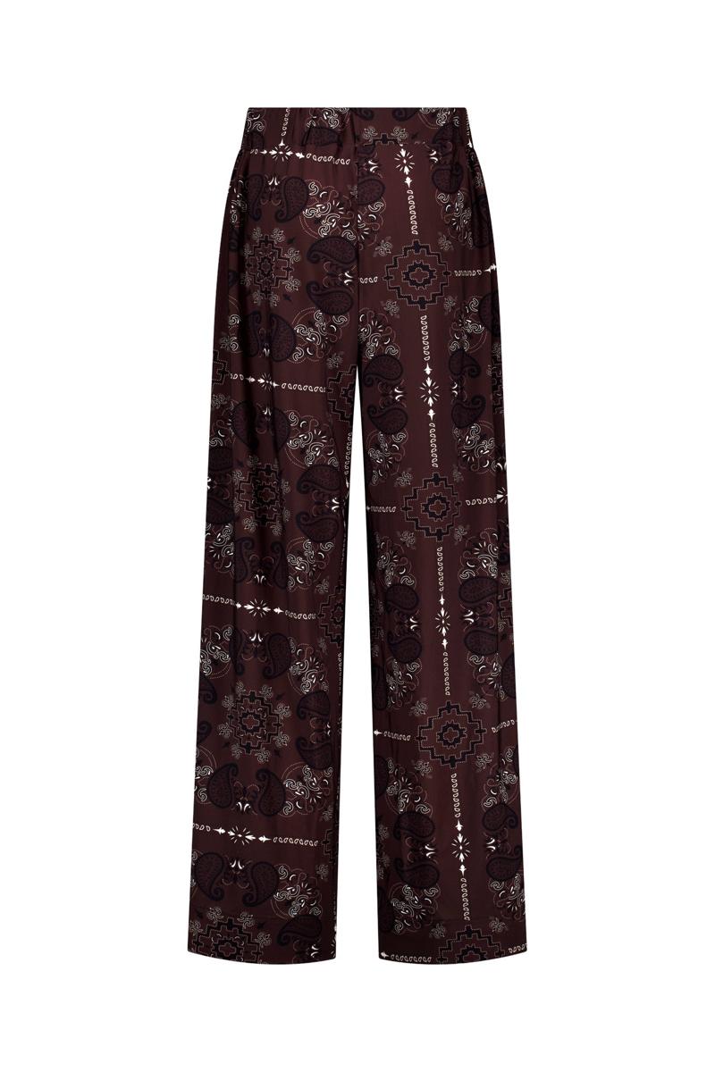 Studio Anneloes Pantalon Grace Paisley Bruin 3